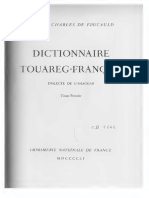DictionnaireTouareg FranaisDialecteDeLahaggarT.I Text