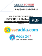 GA GS Power Capsule For CHSL Railway 2018