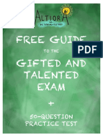 Altiora Free Guide To The Gifted and Talented Exam-Practice Test-Scaled For Print-95