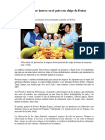 Empresa Familiar Innova en El País Con Chips de Frutas Deshidratadas
