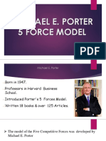 Michael E. Porter 5 Force Model