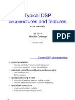 Typical DSP Architectures and Key Features