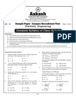 Chemistry - Engg - Practice Test Paper-1 NEW