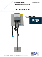 Azud FBC 109T User S Manual