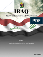 Iraq Reconstruction and Investment Part 3 Investment Opportunities and Reforms