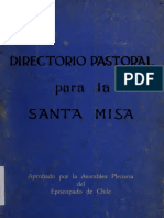 Directorio Pastoral para La Santa Misa - Chile