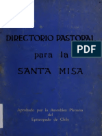 Directorio Pastoral Para La Santa Misa.chile