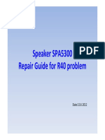 Repair R40 Speaker Problem