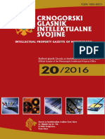 Crnogorski Glasnik Intelektualne Svojine 20