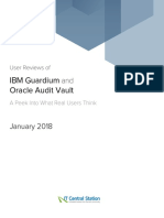 IBM Guardium vs. Oracle Audit Vault Report From IT Central Station 2018-01-04