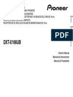 DXT X166ub Operating Manual (Eng Por Esp)