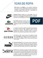 Marcas de Ropa