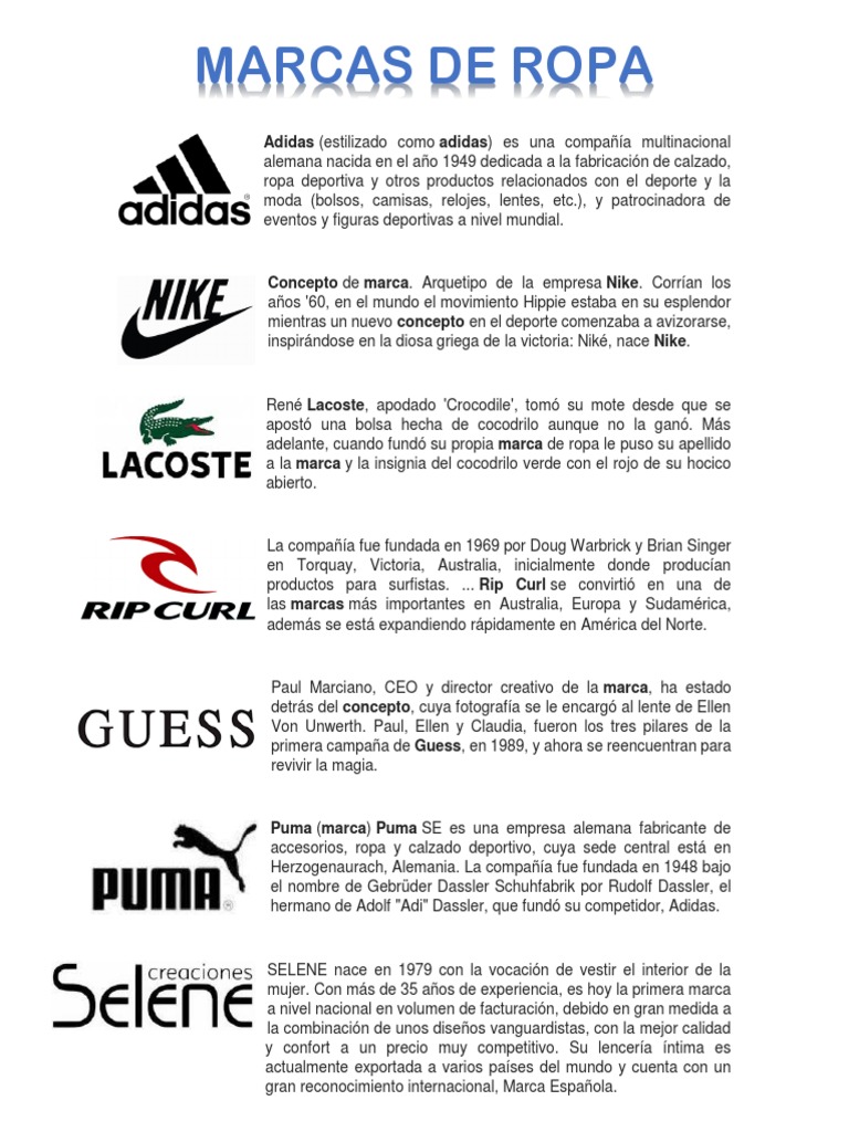 Logos Ropa Deportiva Marca De Ropa Con La Letra A La Importancia