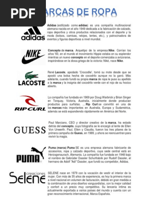 Marcas Ropas Deportivas PDF