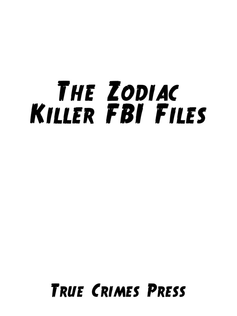Xxxxxxj - The Zodiac Killer: The FBI Files | Justice | Crime & Justice