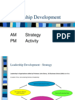 Leadership Development: AM Strategy PM Activity