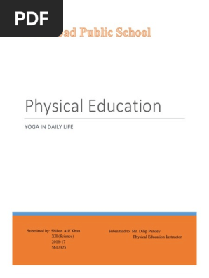 336849861 Yoga Project For Class 12pdf Yoga Meditation