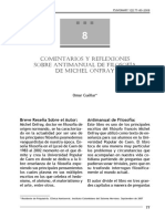 Comentarios y Reflexiones Sobre El Antimnual de Filosofia de Onfray PDF