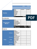 Planilha de Orçamento Pessoal Proximo Level