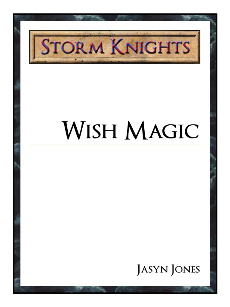 Wish PDF | PDF | Magic (Paranormal)
