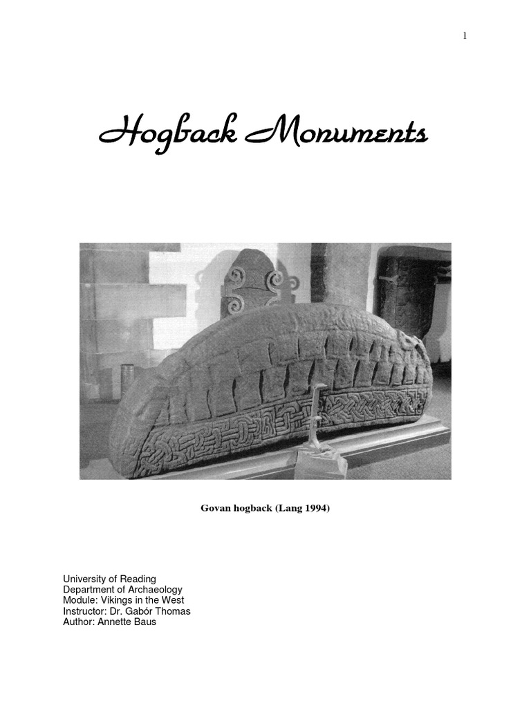 Hogback Monuments, PDF