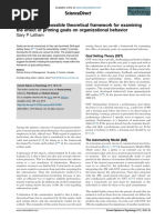 Goal Setting a Possible Theoretical Framework for Exami 2016 Current Opinio