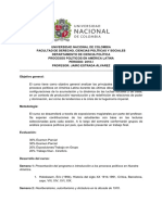 Programa -Procesos Politicos  en América Latina- 2018-1