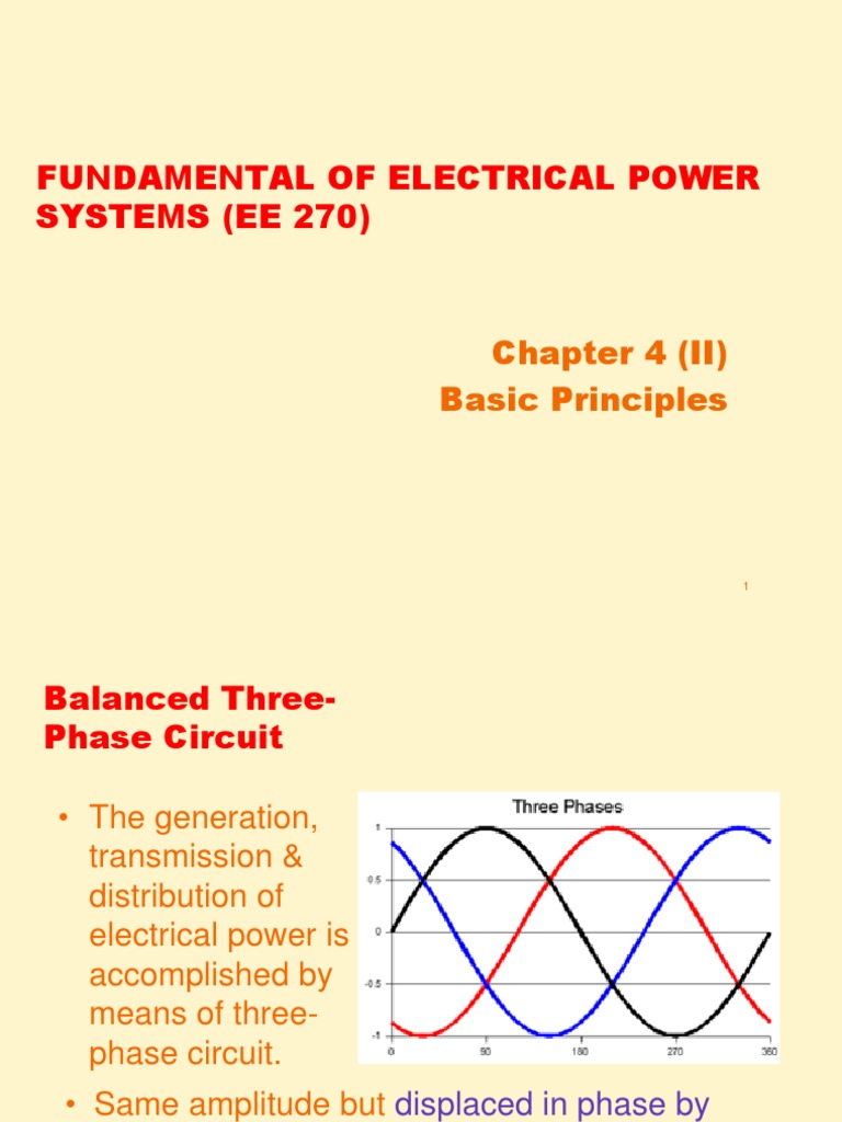 Three-Phase Power System Analysis | PDF | Ac Power | Electrical Impedance