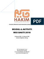 MIsi Bakti 2018 Module and Activities