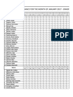 Attendance 7B