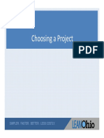 Choosing and Scoping Projects