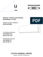 Fujitsu Klima Uredjaj Zidni Inverter Asyg09ltc Aoyg09ltc Uputstvo