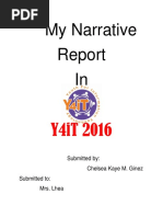 Y4it Narrative Report