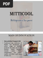 Mitticool: Refrigerator For Poor