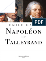 Napoleon Et Talleyrand - Dard, Emile