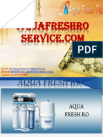 Aqua Fresh RO Service  in Janakpuri, Dwarka, Najafgarh. Contact us