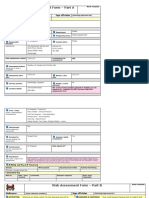 Risk Assessment Form - Part A: Reference: Sign-Off Status Assessment Summary Details