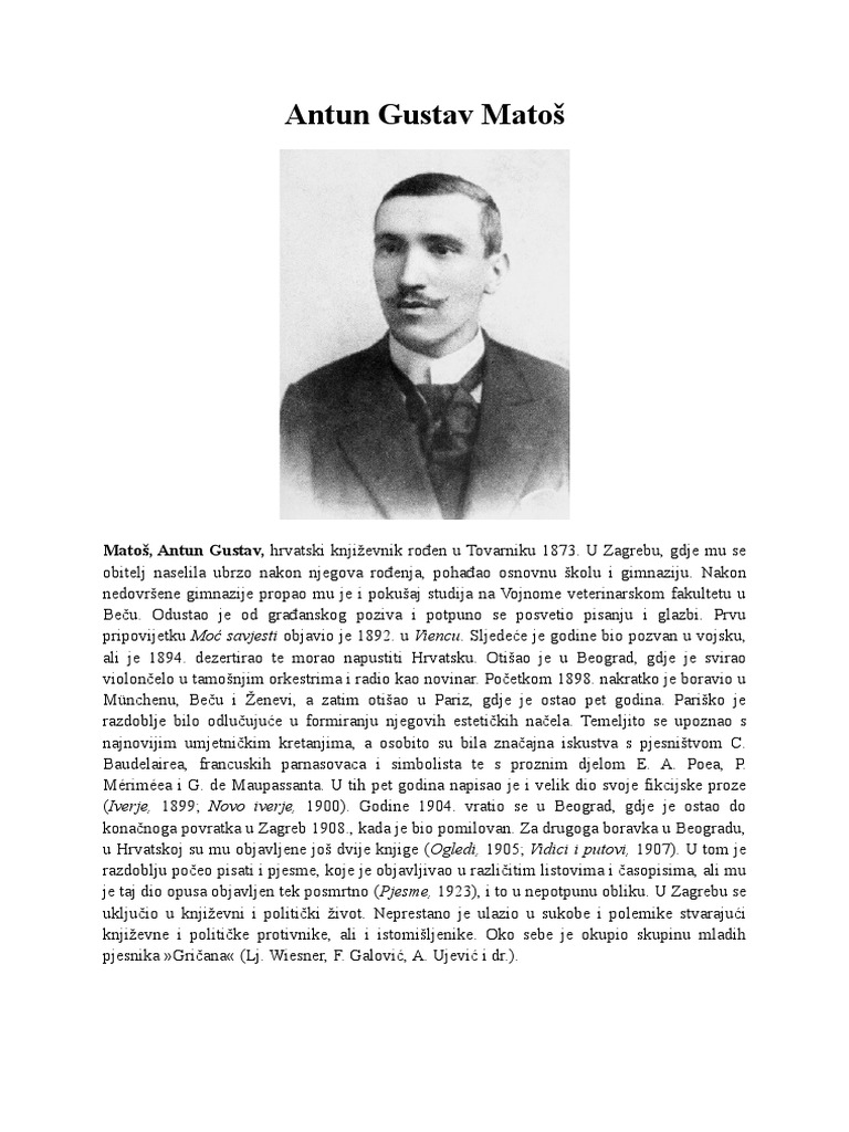 Antun Gustav Matoš | PDF