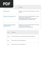 Examples of Linked Lists C#