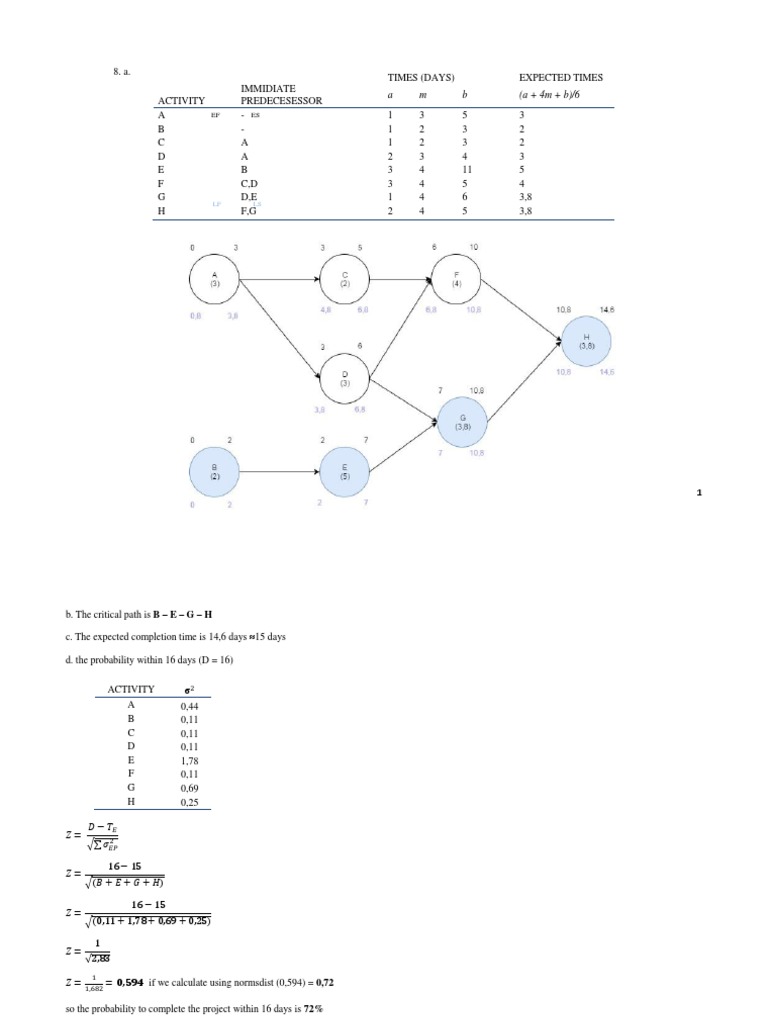 Project Timeline Analysis | PDF