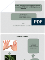 Pengaruh Fraksi Etanol, Etil Asetat, Dan Heksan Ekstrak Daun SICEREK (Clausena Excavata - Burm.f.) TERHADAP BAKTERI Staphylococcus