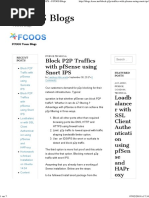 Block P2P Traffics With PfSense Using Snort IPS – FCOOS Blogs