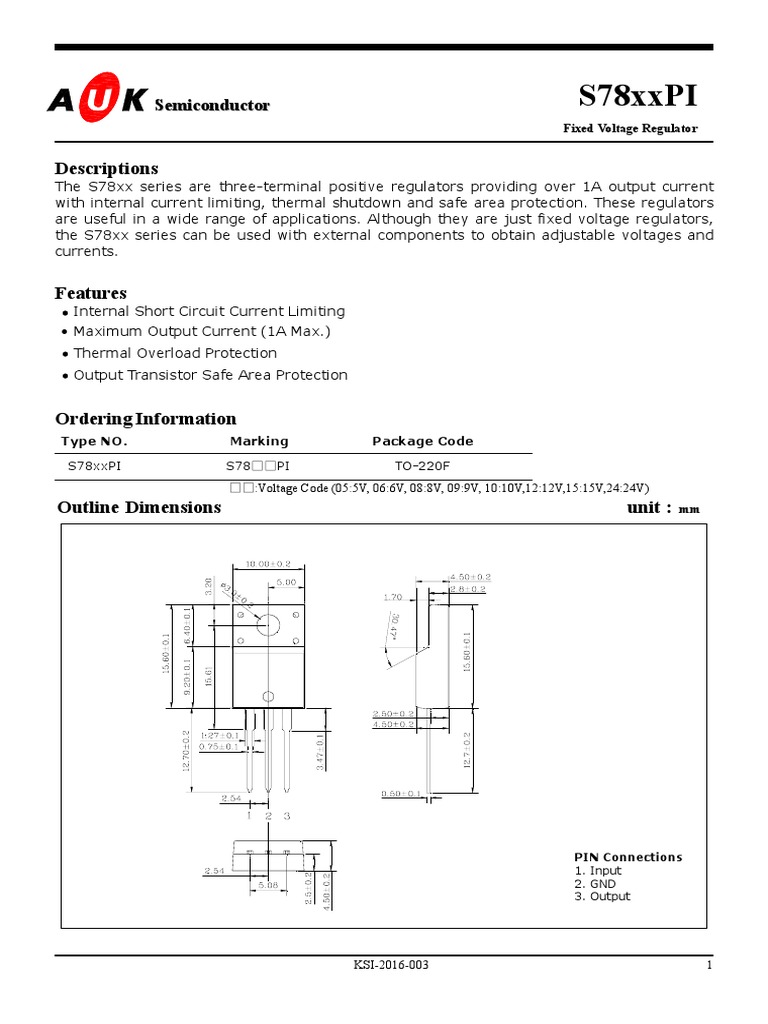 7812pi PDF | PDF | Quantity | Electrical Components
