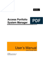 Access V3 User's Manual - System Manager