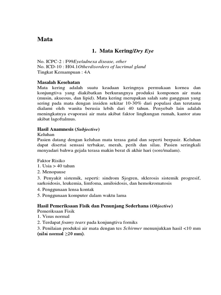 20 Kasus Mata