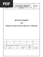 Method Statement For Gravel Surfacing Around New Lift Station IW-10A