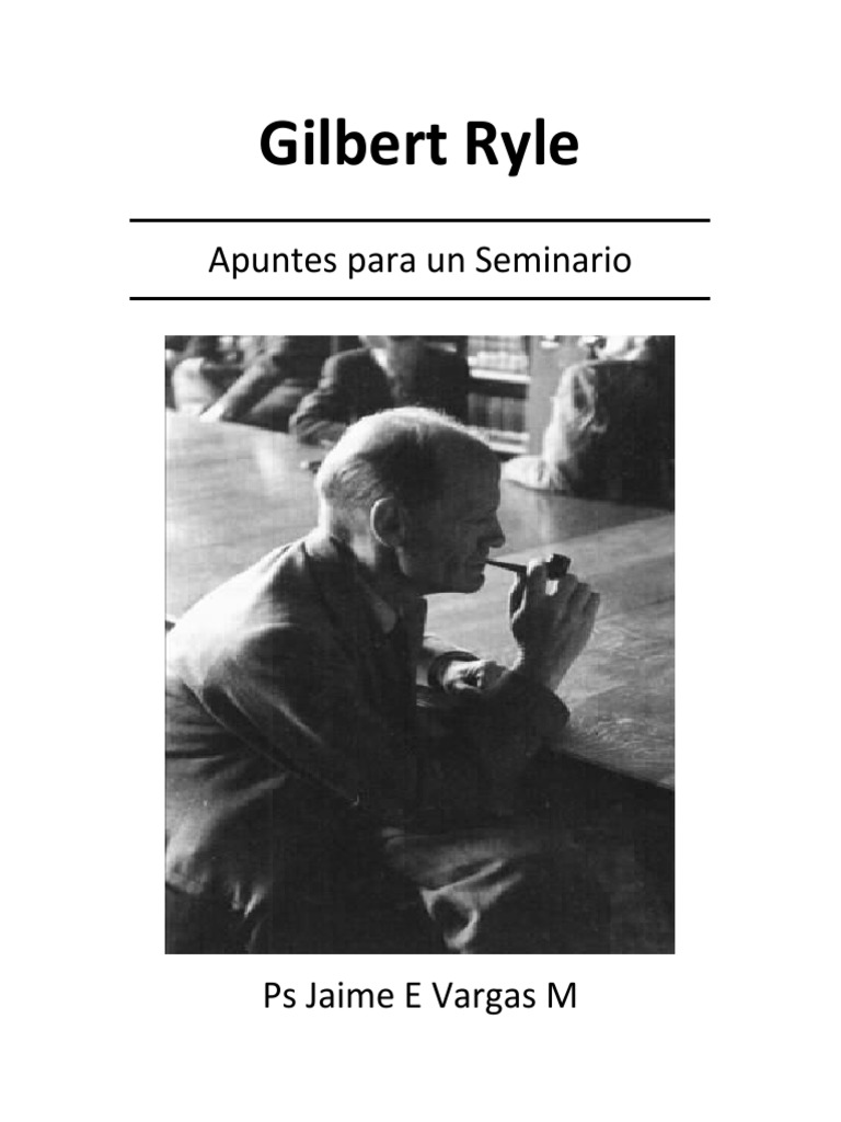Ryle y el Concepto de la Mente | PDF | Mente | René Descartes