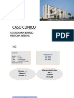 Caso clínico de tumor uterino