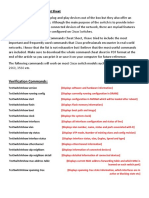 Cisco Switch Commands Cheat Sheet PDF