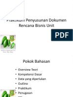 Praktikum Penyusunan Dokumen Rencana Bisnis Unit-1
